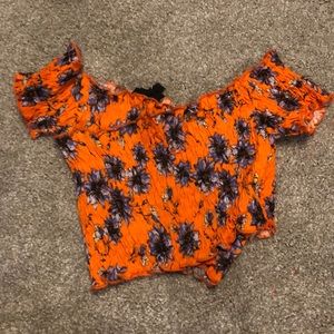 fitted TopShop crop tee